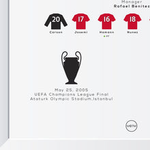 Liverpool vs Milan 2005 European Cup Final Art Print 804740640