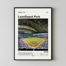 LoanDepot Park Poster, Miami Marlins Poster Print, MLB Stadium Poster, Baseball Fan Gift Print