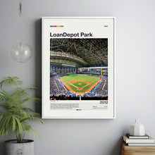 LoanDepot Park Poster, Miami Marlins Poster Print, MLB Stadium Poster, Baseball Fan Gift Print