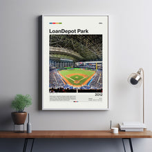 LoanDepot Park Poster, Miami Marlins Poster Print, MLB Stadium Poster, Baseball Fan Gift Print