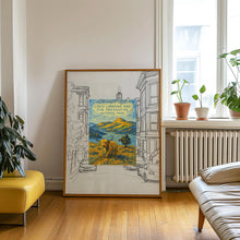 Loch Lomond & The Trossachs National Park Poster, Retro Travel Print, Highland Cow, Scotland, Scottish Highlands, Cairngorms, Loch Ness