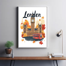 London Wall Art – Travel Poster of Big Ben, United Kingdom Decor, England Gift & Birthday Presen
