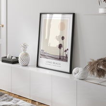 Long Beach Poster Print, Long Beach Travel Poster, Long Beach Minimalistic Wall Art, Long Beach, California, United States 1882438487