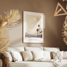 Long Beach Poster Print, Long Beach Travel Poster, Long Beach Minimalistic Wall Art, Long Beach, California, United States 1882438487