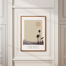 Long Beach Poster Print, Long Beach Travel Poster, Long Beach Minimalistic Wall Art, Long Beach, California, United States 1882438487
