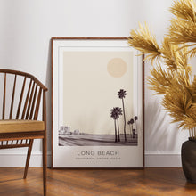 Long Beach Poster Print, Long Beach Travel Poster, Long Beach Minimalistic Wall Art, Long Beach, California, United States 1882438487