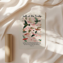 Look At the Birds Poster Christian Bible Verse Wall Art 1881363157 9855