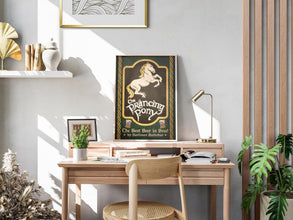 Lord of the Rings Movie Poster Prancing Pony Retro Kitchen Bar Sign Home Decor Wall Art Print Gift 1172764981