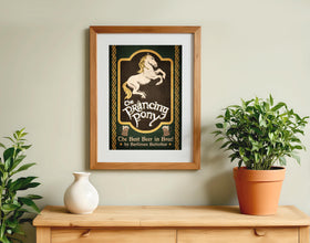 Lord of the Rings Movie Poster Prancing Pony Retro Kitchen Bar Sign Home Decor Wall Art Print Gift 1172764981