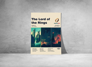 Lord of the Rings Poster - Digital Download - Printable Art - Wall Art - Mid Century Modern Poster - Wall Decor - Movie Poster - Digital Art 1304744253