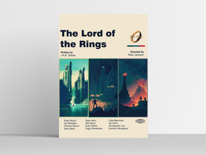 Lord of the Rings Poster - Digital Download - Printable Art - Wall Art - Mid Century Modern Poster - Wall Decor - Movie Poster - Digital Art 1304744253