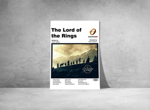 Lord of the Rings Poster - Digital Download - Printable Art - Wall Art - Mid Century Modern Poster - Wall Decor - Movie Poster - Digital Art 1402023361