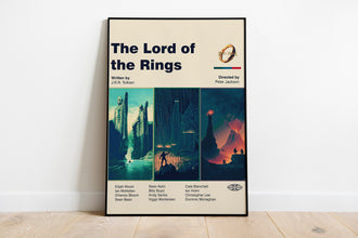Lord of the Rings Poster - Digital Download - Printable Art - Wall Art - Mid Century Modern Poster - Wall Decor - Movie Poster - Digital Art 1304744253