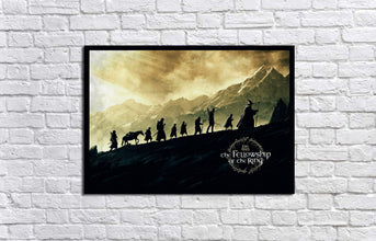 Lord of the Rings Poster - The Fellowship of The Ring Poster - Digital Download - Printable Art - Wall Art - Wall Decor - Movie Poster 1588049657