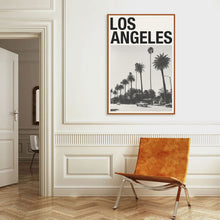 Los Angeles Art Print  Los Angeles Poster  Los Angeles Wall Art  Mid Century Poster  Travel Print Art  California 1689800479