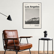 Los Angeles City Art Print  Los Angeles Poster  Los Angeles Wall Art  Mid Century Poster  Travel Print Art  California 1560898168
