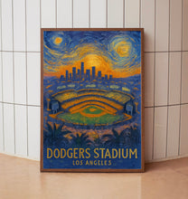 Los Angeles Dodger Stadium Poster, Baseball Champions, Dodger Stadium Print,Modern Baseball Wall Art Home Decor, Sports Bedroom Posters