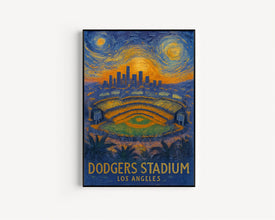 Los Angeles Dodger Stadium Poster, Baseball Champions, Dodger Stadium Print,Modern Baseball Wall Art Home Decor, Sports Bedroom Posters
