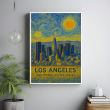 Los Angeles Poster Print, Los Angeles Travel Poster, Los Angeles Minimalistic Wall Art, Los Angeles, California, United States