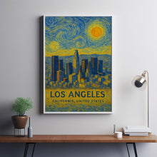 Los Angeles Poster Print, Los Angeles Travel Poster, Los Angeles Minimalistic Wall Art, Los Angeles, California, United States