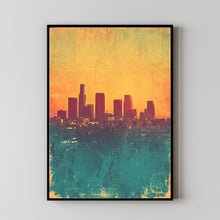 Los Angeles Poster, Los Angeles Fire Poster, Wall Art
