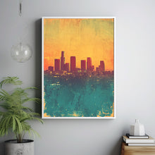 Los Angeles Poster, Los Angeles Fire Poster, Wall Art