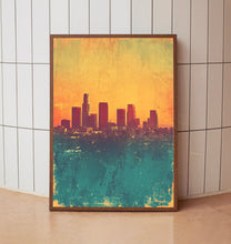 Los Angeles Poster, Los Angeles Fire Poster, Wall Art