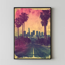Los Angeles Poster, Los Angeles Fire Poster, Wall Art 2