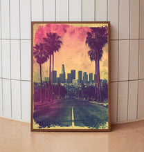 Los Angeles Poster, Los Angeles Fire Poster, Wall Art 2