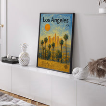 Los Angeles Poster, Minimalist, Helvetica, Mid-Century Modern, Los Angeles Travel Print, Los Angeles Wall Art, Los Angeles California Print