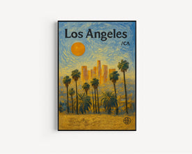 Los Angeles Poster, Minimalist, Helvetica, Mid-Century Modern, Los Angeles Travel Print, Los Angeles Wall Art, Los Angeles California Print