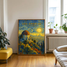 Los Angeles travel poster, Los Angeles Griffith Observatory Poster Wall Art, La California travel print, Personalized Wall Home Decor1
