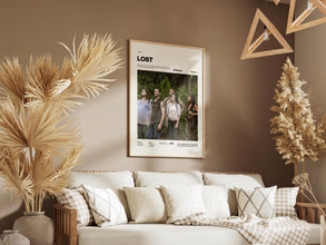 Lost Poster, Matthew Fox and Evangeline Lilly in Lost Poster, Tv Series Lost Print Poster, Cinematic Wall Decor Idea, Lost Wall Art 1882792158