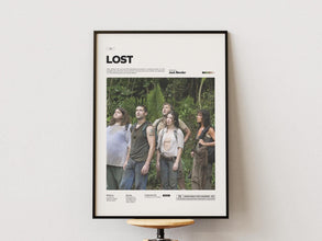 Lost Poster, Matthew Fox and Evangeline Lilly in Lost Poster, Tv Series Lost Print Poster, Cinematic Wall Decor Idea, Lost Wall Art 1882792158