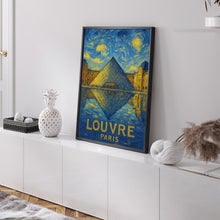 Louvre Paris Travel Print Wall Art, Louvre Paris France Travel Poster, Museum Travel Poster, Traveler Home Décor, Traveler Gift