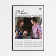 Love Me If You Dare, Yann Samuell, Retro Movie Poster, Custom Movie Poster Print 4421165407