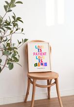 Love is Patient Wall Print, Religious Print, Christian Poster, Scripture Art, Bible Verse, Digital Download, Wall Decor, Christian Gift 1683789861