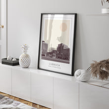 Lubbock Poster Print, Lubbock Travel Poster, Lubbock Minimalistic Wall Art, Lubbock, Texas, United States 1868246776