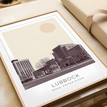 Lubbock Poster Print, Lubbock Travel Poster, Lubbock Minimalistic Wall Art, Lubbock, Texas, United States 1868246776