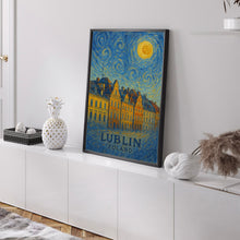Lublin Poster Print, Lublin Travel Poster, Lublin Van Gogh Style Wall Art, Lublin, Poland1