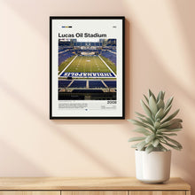 Lucas Oil Stadium Poster, Indianapolis Colts Poster Print, NFL Stadium Poster, Football Fan Gift Print
