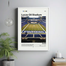 Lucas Oil Stadium Poster, Indianapolis Colts Poster Print, NFL Stadium Poster, Football Fan Gift Print