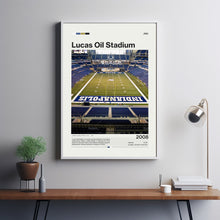 Lucas Oil Stadium Poster, Indianapolis Colts Poster Print, NFL Stadium Poster, Football Fan Gift Print