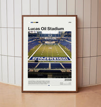 Lucas Oil Stadium Poster, Indianapolis Colts Poster Print, NFL Stadium Poster, Football Fan Gift Print