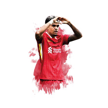 Luis Diaz - 202425 - Home Kit - Football Poster - Football Print 1813314455