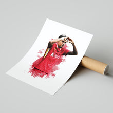 Luis Diaz - 202425 - Home Kit - Football Poster - Football Print 1813314455