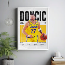 Luka Doncic #77 Poster Luka Magic Basketball Wall Art