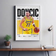Luka Doncic #77 Poster Luka Magic Basketball Wall Art