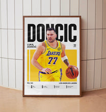 Luka Doncic #77 Poster Luka Magic Basketball Wall Art