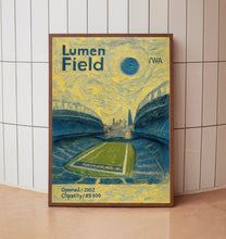 Lumen Field Poster, Seahawks Poster, Minimalist, Helvetica, Mid-Century Modern, Football Art, Football Stadium Poster, Seattle Seahawks Art (2)